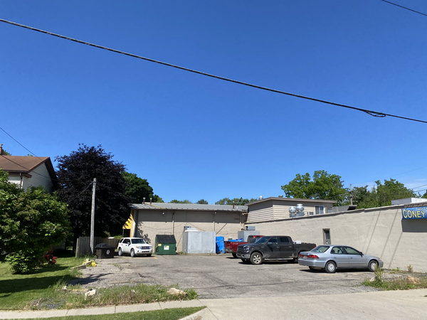 Lee Theatre - June 4 2022 Photo Of Lot Where Lee Once Stood (newer photo)